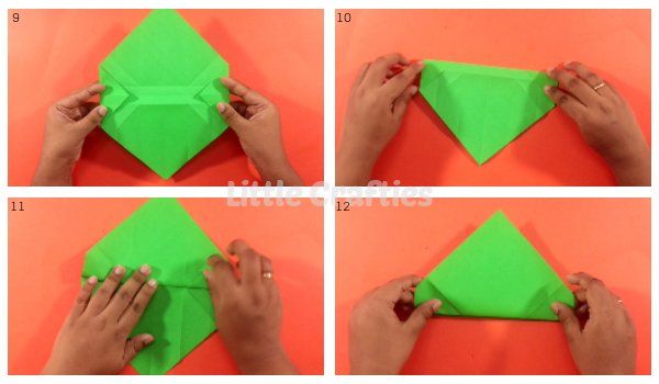 How to make an Origami Gift Bag - Instructions in English (BR
