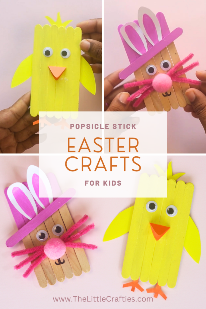 Easter Craft Ideas with Popsicle Sticks - Little Crafties